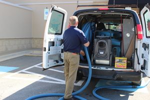 Prepping Water Extraction Machinery For A Flood Cleanup Job